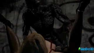 Monster in an Abandoned City (3D Hentai)