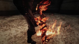 skyrim Female monster Flame Atronach porn