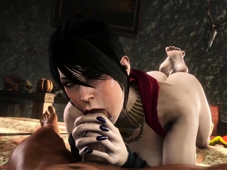 Whores Game Gets Huge Dick in Their Little Mouth