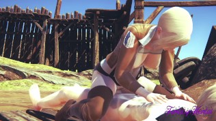 Attack on Titans Hentai – Annie Boobjob and Fucked with cum inside