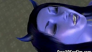 Big breasted 3D avatar alien getting fucked hard