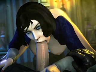 Games Characters Gets a Huge Cock in Their Little Mouth