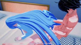 Akame ga: Esdeath Seduces Tatsumi (3D Hentai)