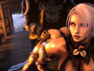 Video Games Slutty Bitches with Bald Cunt Enjoy Sex