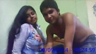 kinky indian slut and horny dude get busy in bed