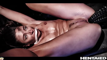 Hot Ukrainian girl got fucked by tentacles and explodes with cum directly on her face