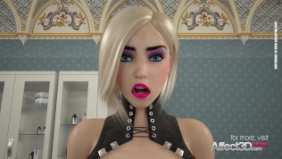 Blonde babes having futa kinky sex in a 3d animation