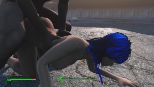 Beautiful prostitutes perfectly please guys and girls in Fallout game | PC Game