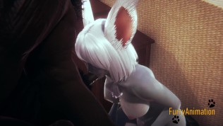 Furry Hentai – Sexy and cute Bunny having sex with a beast