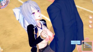 [Hentai Game Koikatsu! ]Have sex with Big tits Vtuber Higuchi Kaede.3DCG Erotic Anime Video.