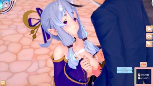 [Hentai Game Koikatsu! ]Have sex with Big tits Vtuber Rindo Mikoto.3DCG Erotic Anime Video.