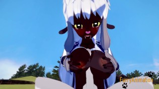 Pokemon Hentai – POV Wooloo boobjob
