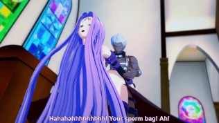Fate/Grand Order: Rider Medusa RIDES Emiya (3D Hentai)