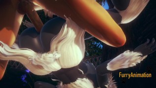 Furry Hentai – Fox & Satyr Fuck and crempie