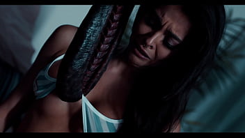 Hot ukrainian chick filled up with a ton of jizz after alien sex