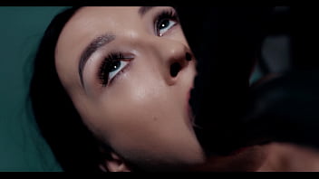 Hot brunette fucked and filled up with cum by alien monsters