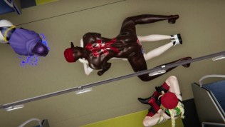 Blacked – Harley Quinn on a train (anal)