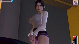 The nurse plays with a vibrator in her pussy. And then he jumps on the dick