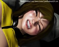 3D Animation – Big Boob Blonde gets rough fucking from Monsters – Part 2
