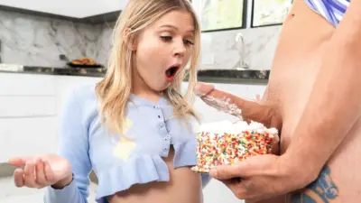 Naughty Coco Lovelock loves sucking and fucking stepbro’s sweet cock with her slutty pussy