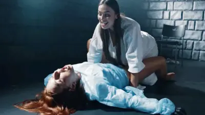 Lesbian Girls Possessed by Sex Demon – Hardcore Girl on Girl Action with LOADS of Squirt